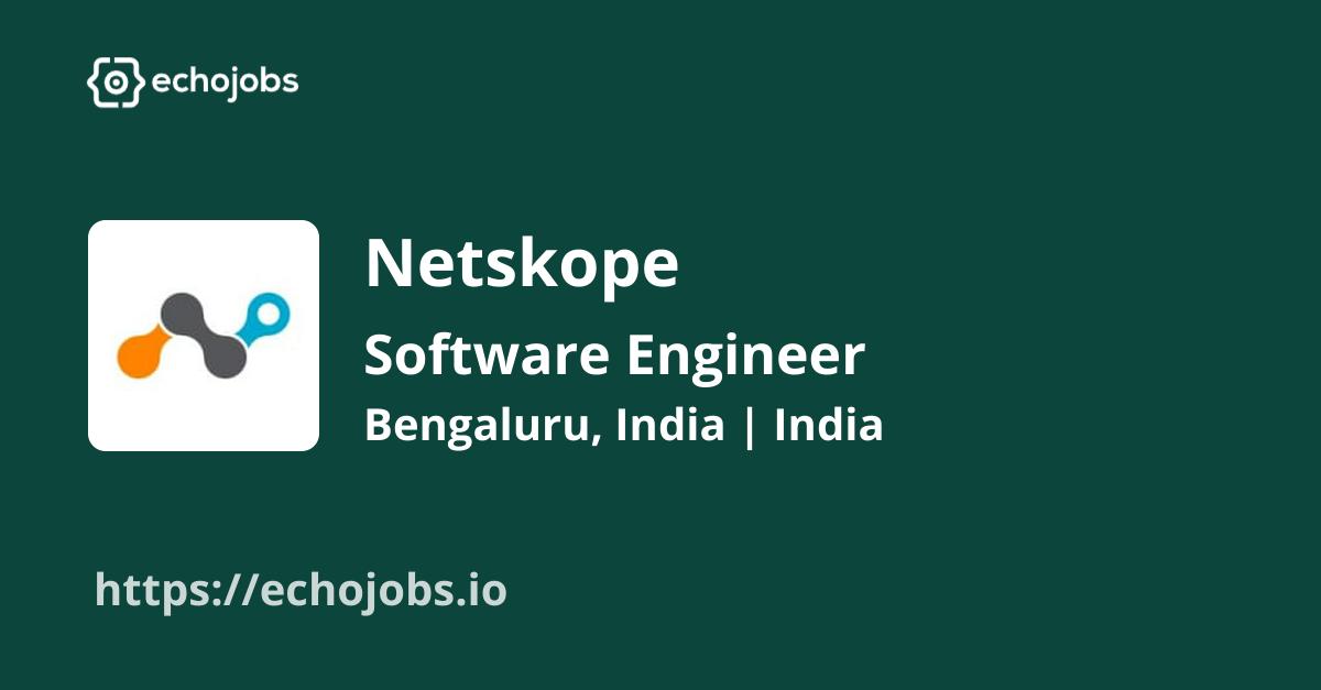 Software Engineer, FullStack at Netskope echojobs.io