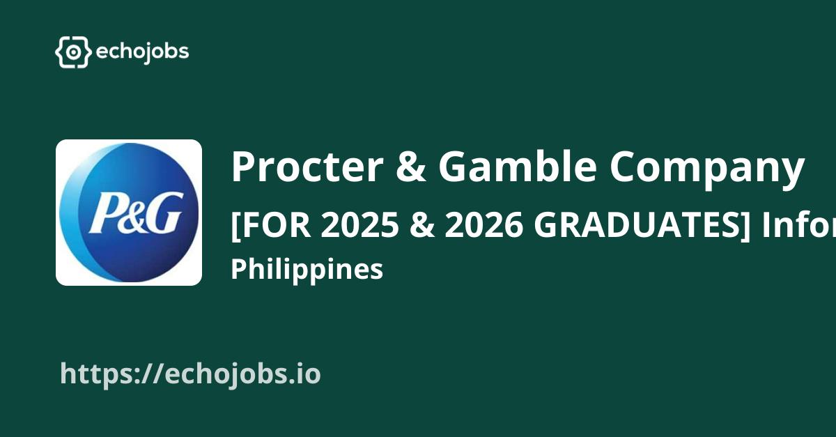 [FOR 2025 & 2026 GRADUATES] Information Technology InternSHIP at