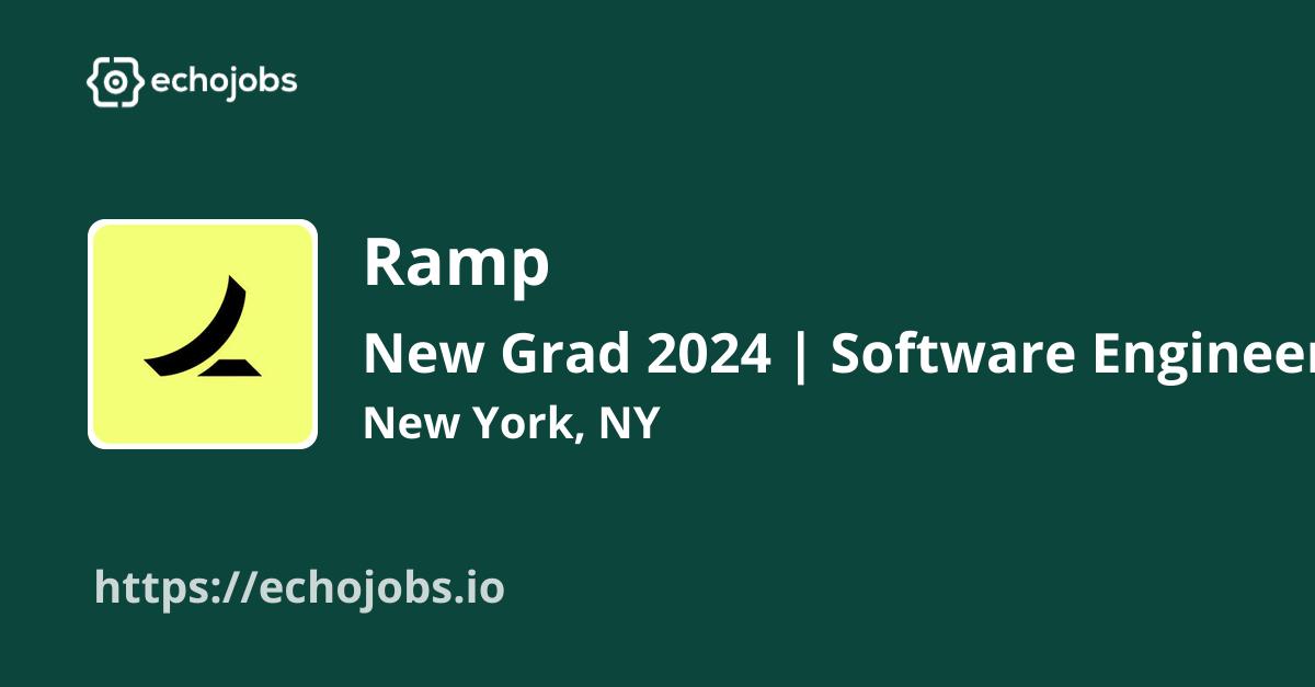 New Grad 2024 Software Engineer Frontend at Ramp