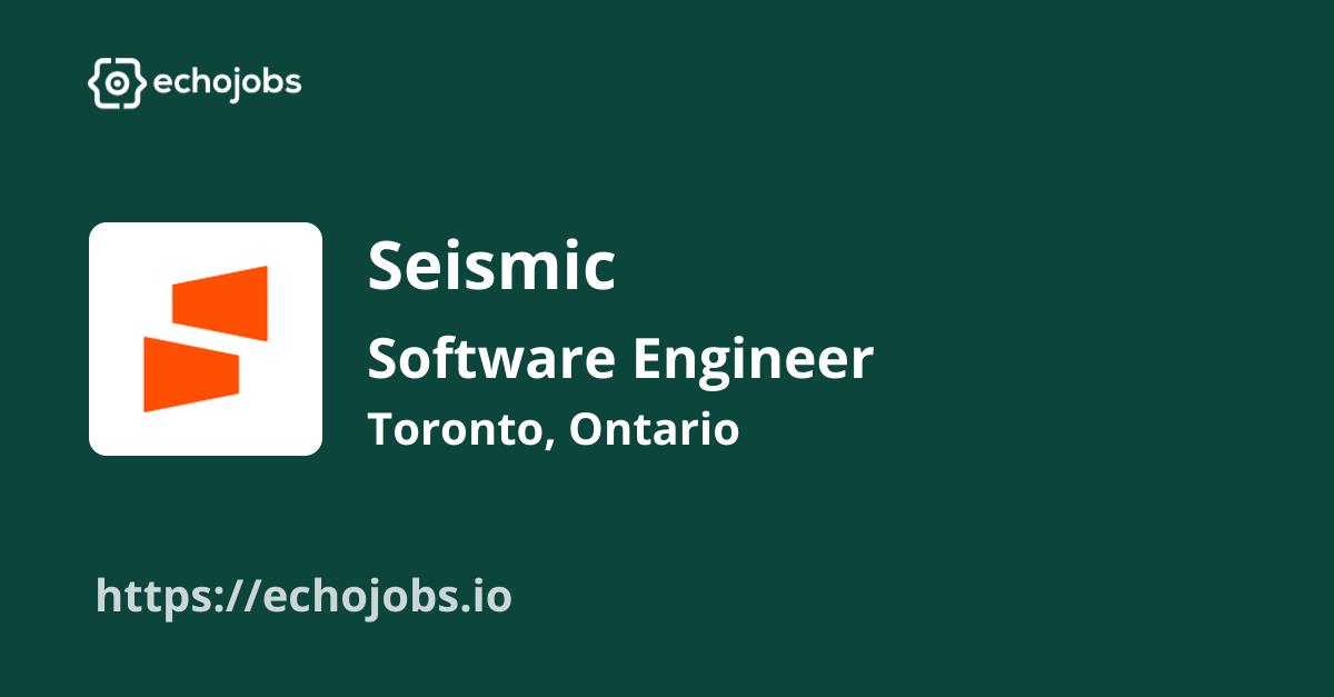Software Engineer Coop/ PEY at Seismic echojobs.io