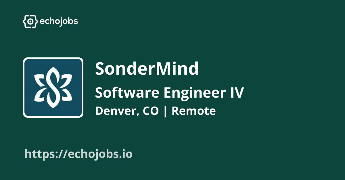 Software Engineer IV, Back End at SonderMind