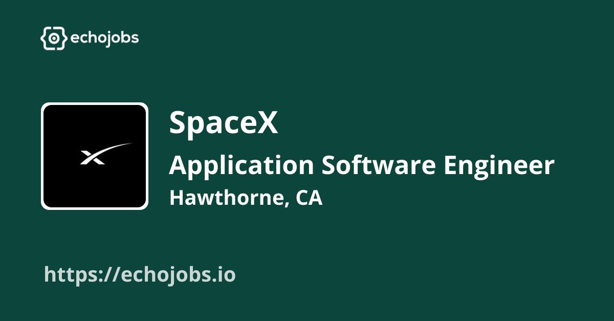 Application Software Engineer, Data (Top Secret Clearance) at SpaceX