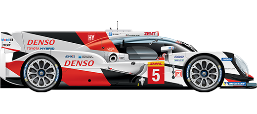 5 - Toyota TS050 - Hybrid - FIA World Endurance Championship