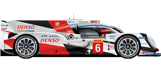 6 - Toyota TS050 - Hybrid - FIA World Endurance Championship