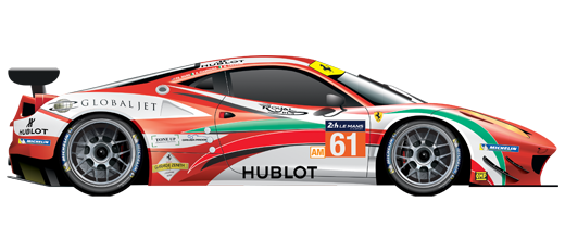 #61 - Ferrari 458 Italia - FIA World Endurance Championship