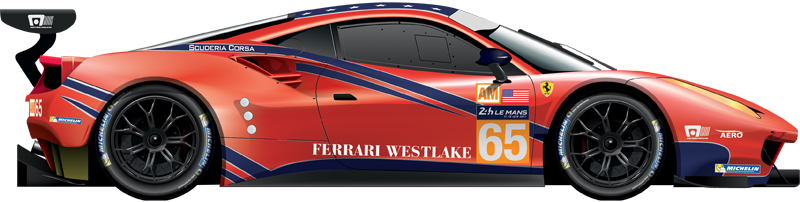 #65 - Ferrari F488 GTE - FIA World Endurance Championship