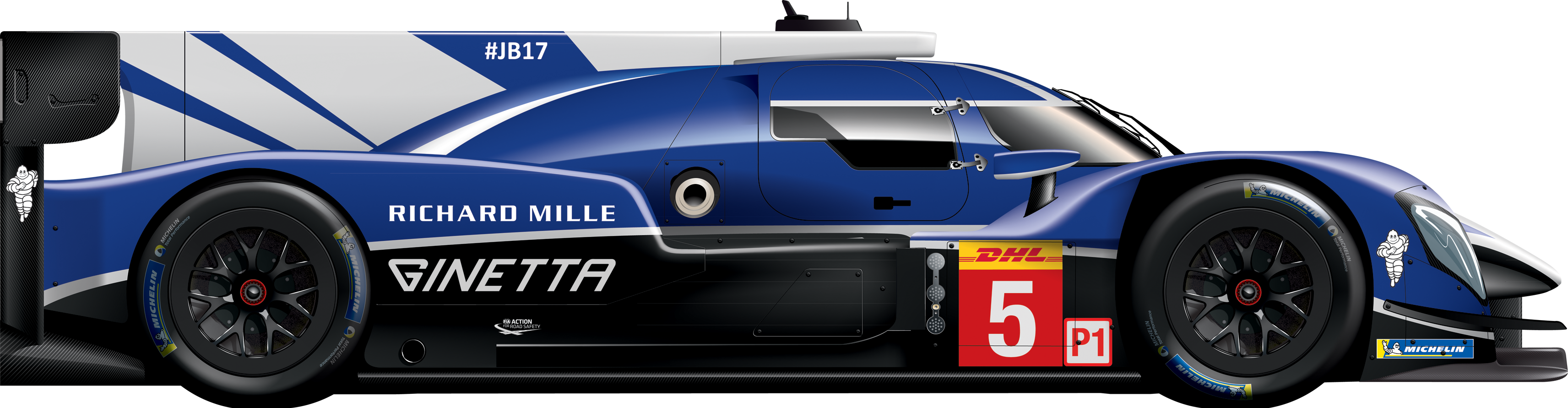 5 - Ginetta G60-LT-P1 - Mecachrome - FIA World Endurance Championship
