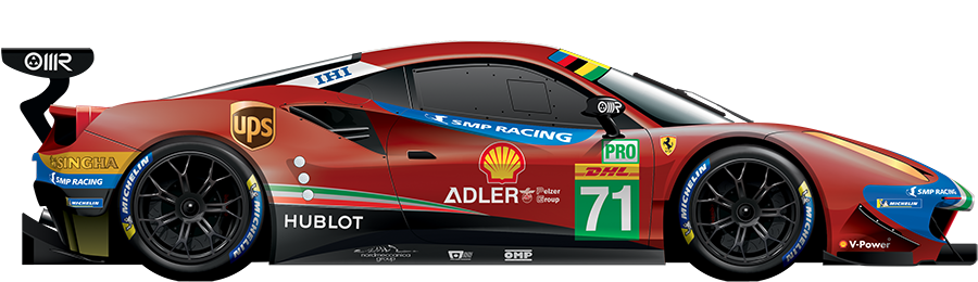 #71 - Ferrari 488 GTE Evo - FIA World Endurance Championship