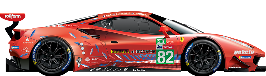 #82 - Ferrari 488 GTE Evo - FIA World Endurance Championship