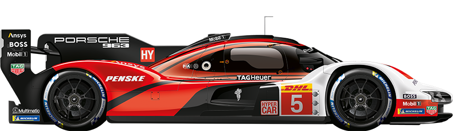 5 - Porsche 963 - FIA World Endurance Championship