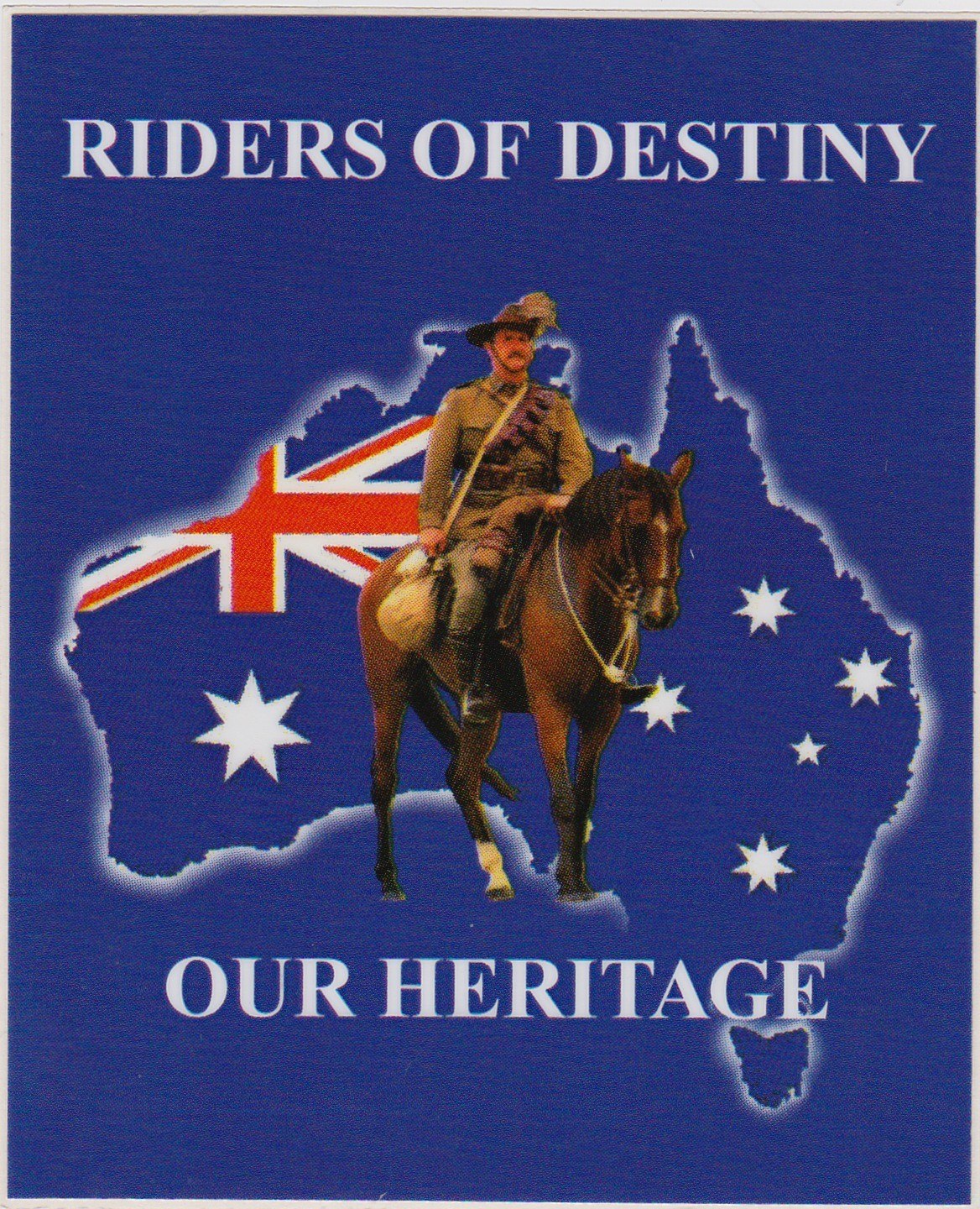 Sticker - Riders of Destiny - Col Stringer Ministries