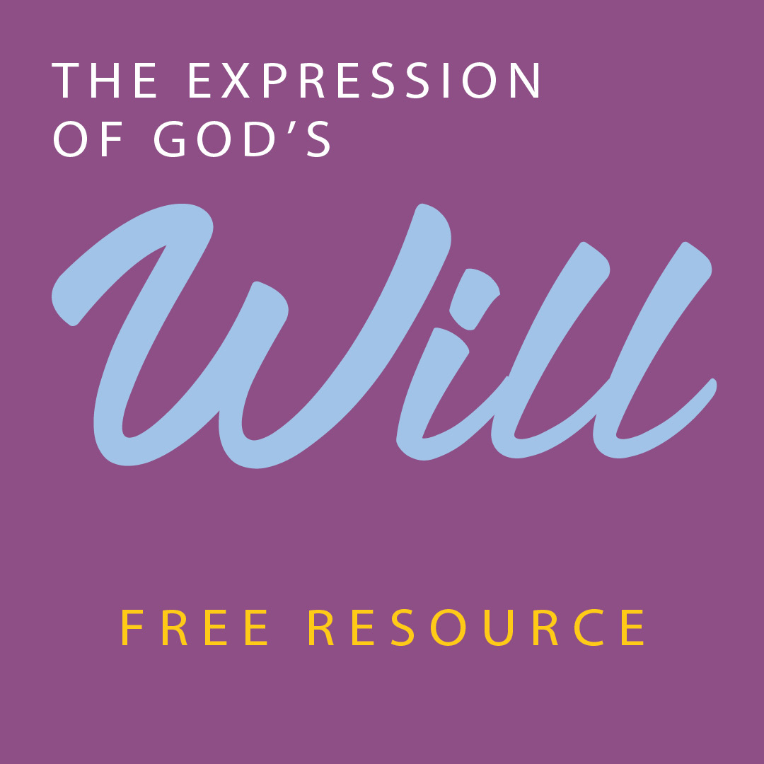 Expression of Gods Wil