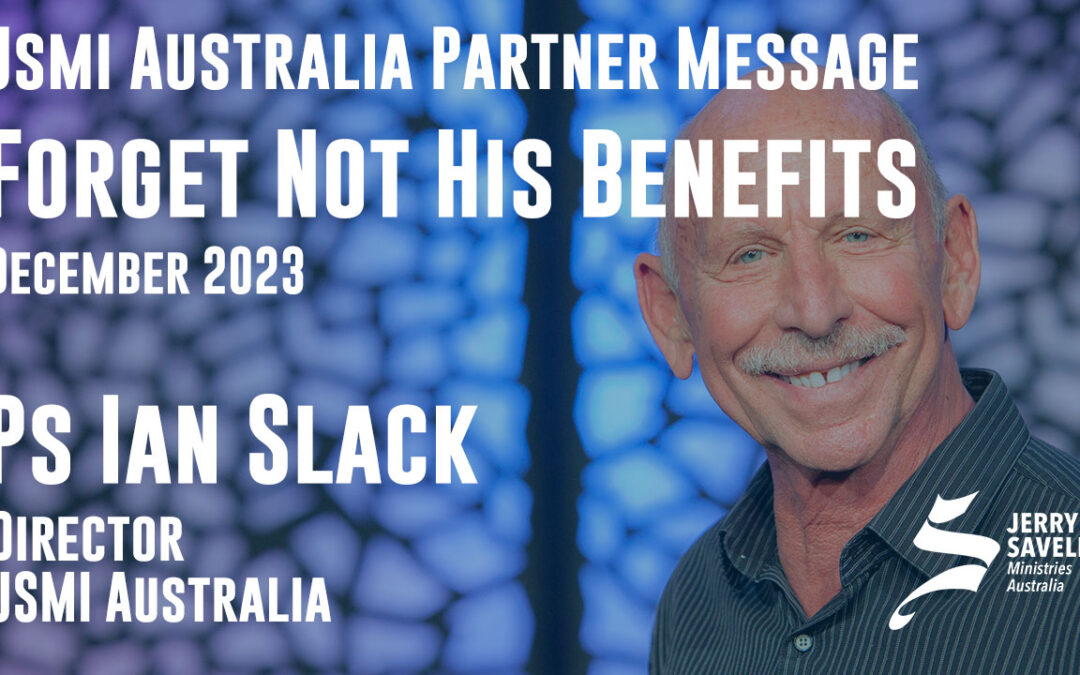 JSMI Partner Message from Ps Ian Slack – December 23