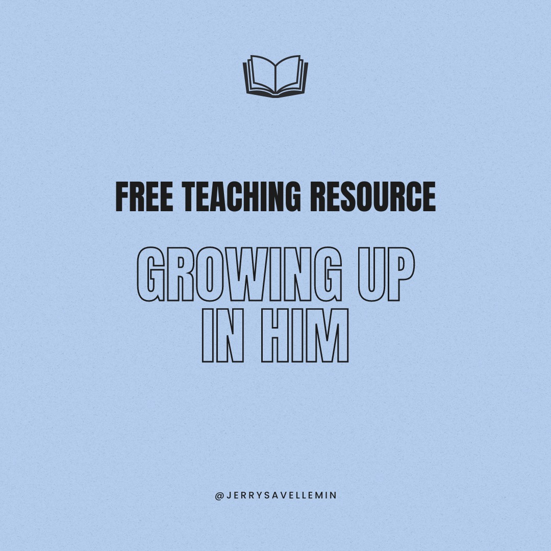 Growing up in Him Resource Growing up in Him Resource