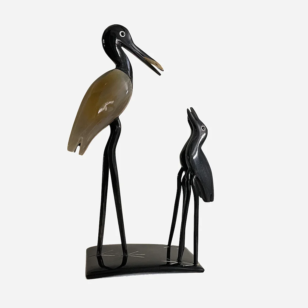 Heron Family Showpiece