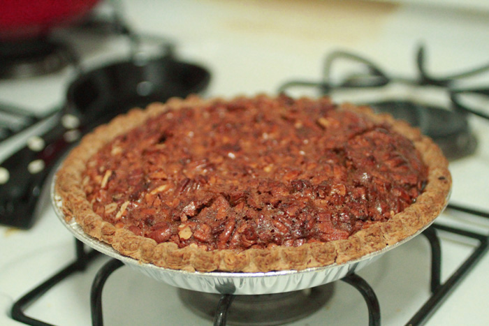 Not-so-Southern Pecan Pie, made with healthy(er) ingredients