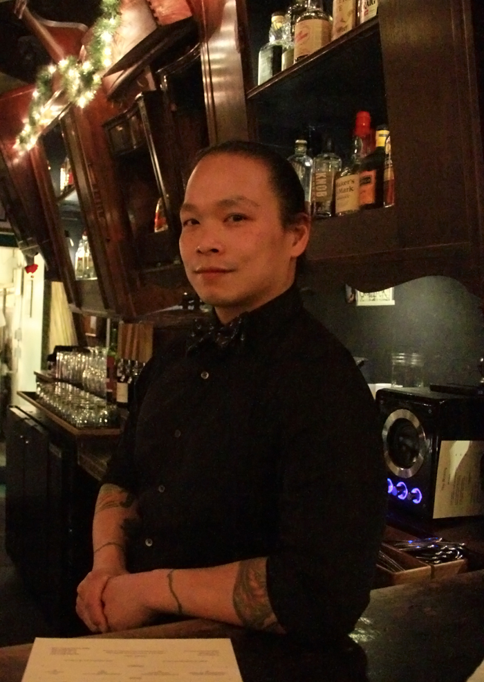 Kevin Ang runs the cocktail program at The Bounty, helps create the menu, and does a little baking, too.