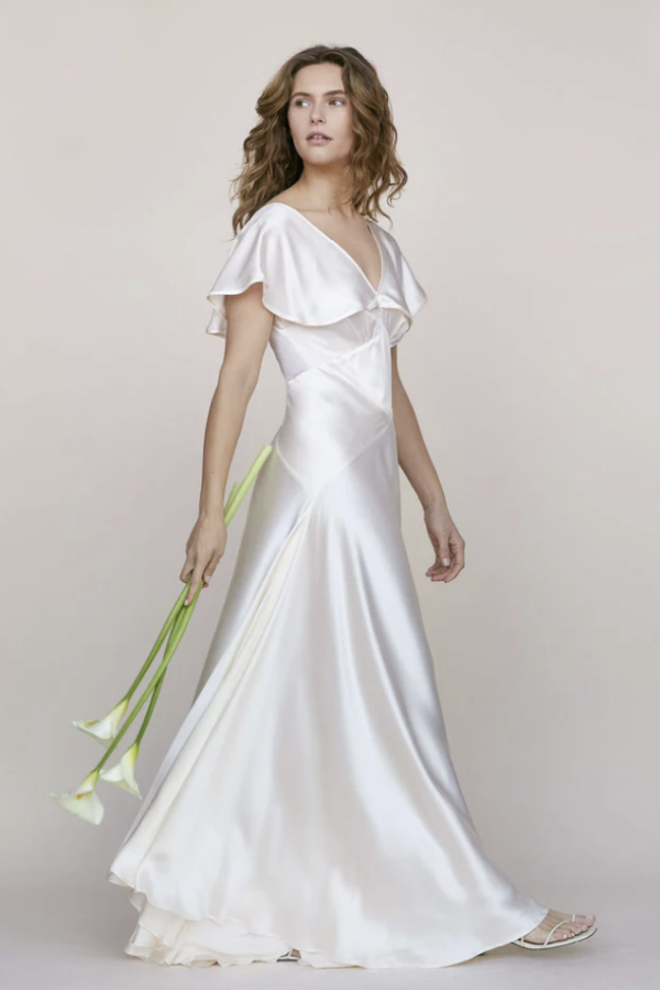 wedding dresses sustainable fabrics organic cotton recycled materials 16 Sustainable Wedding Dress Brands Eco-Conscious Brides Will Love