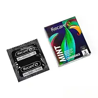 Презервативи Holographic Recare Ultra Thin Mint Condoms 3шт, ультратонкі, аромат: м'ята
