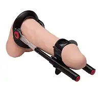 Екстендер для збільшення члена Male Edge Pro, ремінцевий, маса всього 65 г, міцний пластик
