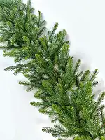 Хвойна гірлянда Forest лита 120 см зелена з салатовими кінчиками (ефект молодої хвої) упаковка 10 шт.