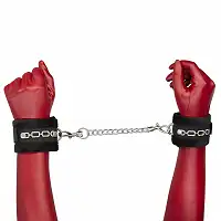Наручники Punishment - Crystal Detail Handcuffs - Black