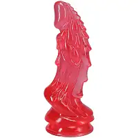 Фентезійний фалоімітатор Doc Johnson Crystal Jellies - Invader Dong 8.5 Inch - Pink