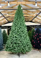 Висока штучна ялинка лита 4 м, зелена