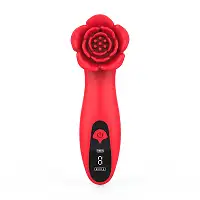 Розкішний вібратор для клітора Loviss Tona Rose Vibrator, у вигляді троянди, 9 режимів
