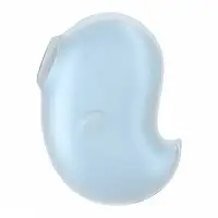 Вакуумний кліторальний стимулятор із вібрацією Satisfyer Cutie Ghost Blue