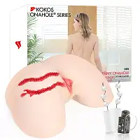 Мастурбатор Kokos 005 Jenny ONAHOLE Real Hips 2WayPlus з вібрацією та масажем