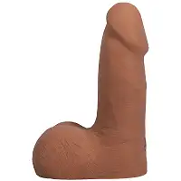 Фалоімітатор Doc Johnson The Realistic Cock ULTRASKYN - 5 Inch with Balls Caramel