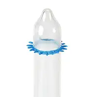 Насадка на член Recare Spike Condom Blue (презерватив з шипами)