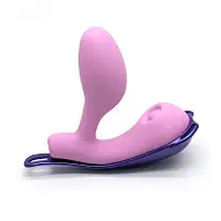 Віброяйце під одяг KISSTOY Viosecret Pro, з пульсацією для клітора, трусики-стрепи в комплекті