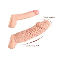 Насадка на член Kokos Extreme Sleeve ES.12 розмір M, потовщувальна, стимулюючий рельєф