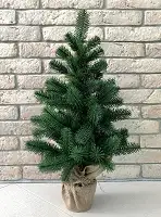 Ялинка лита Premium в мішковині 70 см зелена