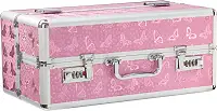 Великий кейс для зберігання секс-іграшок BMS Factory Large Lokable Vibrator Case Pink, кодовий замок