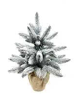 Ялинка Classic лита в мішковині 50 см засніжена