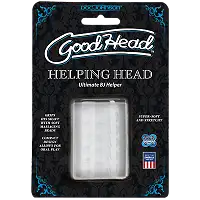 Мастурбатор Doc Johnson GoodHead - Helping Head ULTRASKYN, супер помічниця для мінету