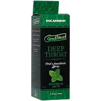 Спрей для мінету Doc Johnson GoodHead DeepThroat Spray - Mystical Mint 59 мл для глибокого мінету