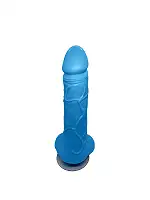 Крафтове мило-член із присоскою Чистий Кайф Blue size L, натуральне