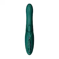 Вібратор-кролик Zalo Ares Turquoise Green