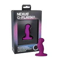 Вібромасажер простати Nexus G-Play Plus S Purple, макс діаметр 2,3 см, перезаряджається