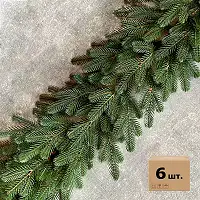 Хвойні гірлянди Traditional литі зелені (упаковка 6 штук по 2 м)