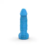 Свічка у вигляді члена Pure Bliss BIG Blue 18 см