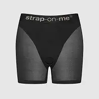 Шорти з фіксацією ділдо Strap-On-Me Harness Lingerie Halo - XL - Black