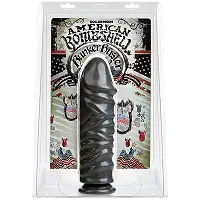 Фалоімітатор для фістингу Doc Johnson American Bombshell Bunker Buster Gun Metal, діаметр 8,1 см