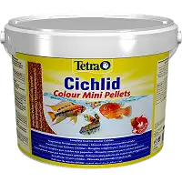 Корм Tetra Cichlid Colour Mini для невеликих цихлід, для яскравості забарвлення 10 л (гранули)