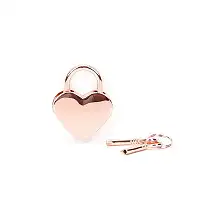 Замочок Liebe Seele Heart Shape Padlock Rose Gold (2 шт)