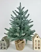 Ялинка Classic лита пишна в мішковині 70 см блакитна